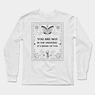 Mystical Quote Esoteric Spiritual Spirituality Long Sleeve T-Shirt